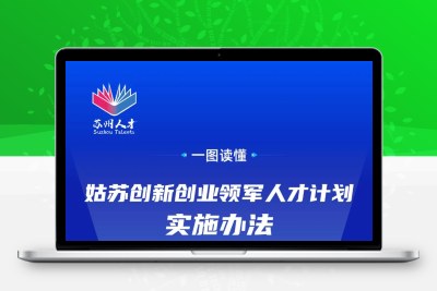 一图读懂《姑苏创新创业领军人才计划实施办法》